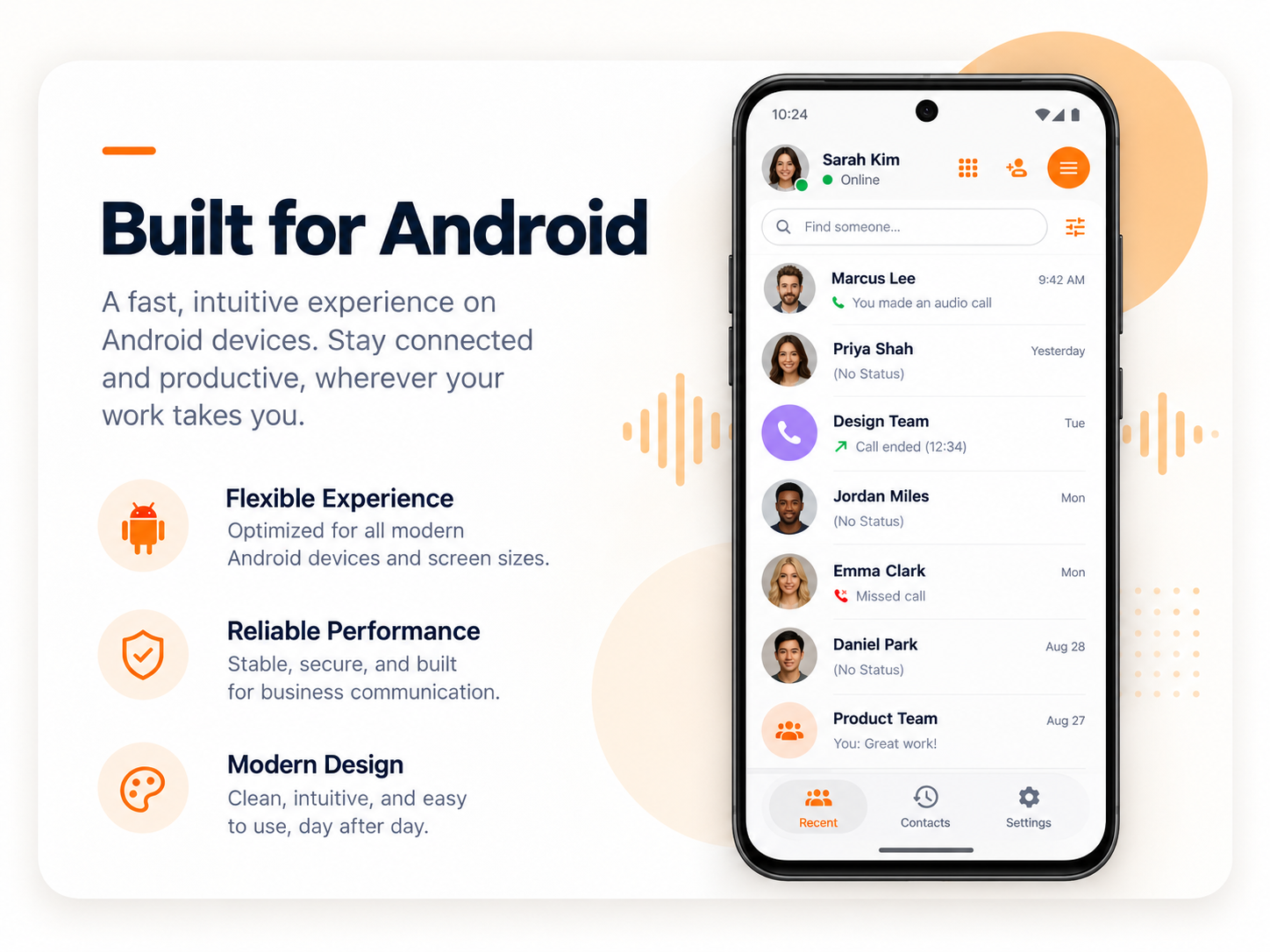 Siperb mobile app for Android
